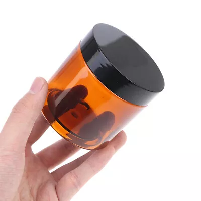 200ml Amber Brown Cosmetic Face Cream Bottles Lip Balm Sample Container Jar P GN • £4.87