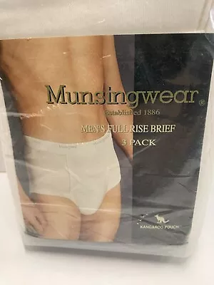 New Munsingwear Men's  Full Rise Briefs 3 Pair Pack Size 42 • $36.65