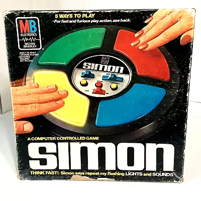 Vintage Milton Bradley Simon Electronic Memory Game 1978 • $29.50