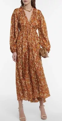 Zimmermann Andie Silk Floral Dress Size 1. Original RRP $1469 NEW WITH TAGS • $799