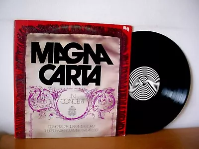 MAGNA CARTA  In Concert  Original UK LP 1970 (VERTIGO 6360 068) VERTIGO SWIRL • $50