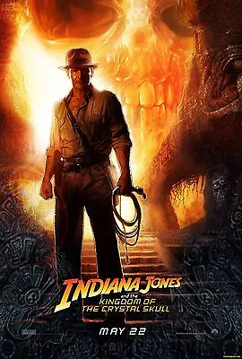 $39.95 • Buy Indiana Jones/kingdom Of Crystal Skull Original D/s U.s. One-sheet Poster - New!