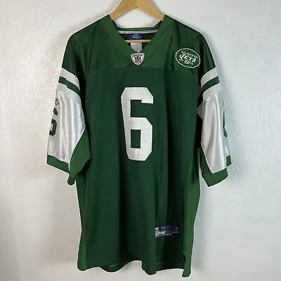 New York Jets Mark Sanchez #6 Reebok Jersey Size 56 Vintage • $24