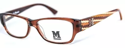MISSONI MM024VU2 BRN Brown Womens Rectangular Full Rim Eyeglasses 53-15-140 • $59.99