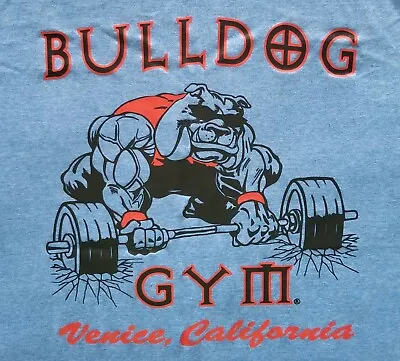 Bulldog Gym Venice Beach California Workout Bodybuilding Muscle T-Shirt M L XL  • $14.95