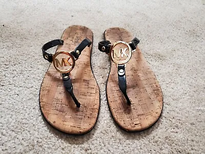 Michael Kors Charm Jelly Slip-on Thong Flip Flop Sandals Size 8 • $14