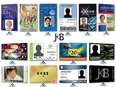 £5.99 • Buy Personalised Printed Business Student Membership Pass Plastic PVC ID Cards Badge