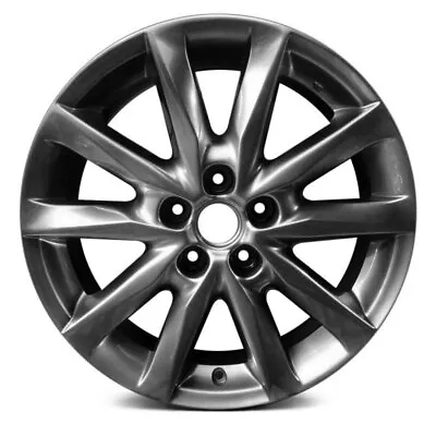 Wheel For 17-18 Mazda 3 18x7 Alloy 10 Spoke Painted Dark Hyper Silver Offset 50 • $324