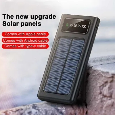 Waterproof Solar Power Bank 9000000mAh Portable External Battery Charger US 2020 • $17.99