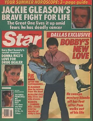 Star Magazine - May 26 1987 - Jackie Gleason - Gary Hart - Victoria Principal • $14.50