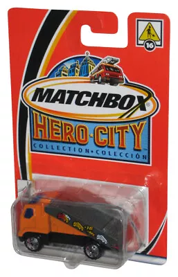 Matchbox Hero City Collection (2002) Orange Car Carrier Toy Vehicle #16 • $9.98