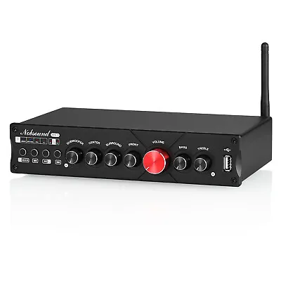 5.1 Channel Digital Amplifier Bluetooth Receiver Home Theater Stereo Audio Amp • £149.99