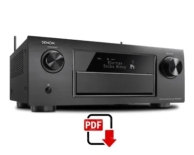 For Denon AVR X5200W SERVICE REPAIR MANUAL • $15.99