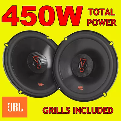 JBL 225W 2-WAY 6.5 INCH 16.5cm CAR/VAN DOOR/SHELF COAXIAL SPEAKERS NEW PAIR • £71.99