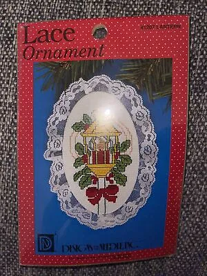 DFTN  Vintage 1989 Cross Stitch Ornament Kits - 1207 LANTERN • $8