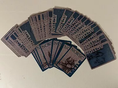 $10.99 • Buy Age Of Mythology Board Game Blue Norse Action Battle Card Set Replacement Part 