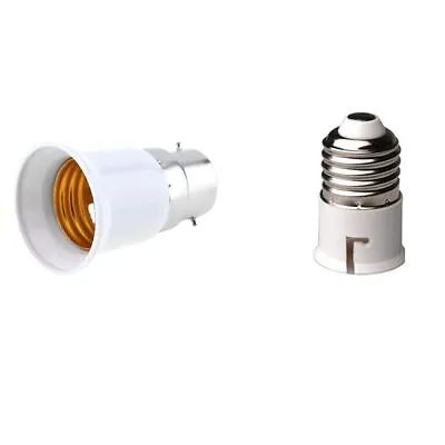 Lighting Accessories Lamp Light Bulb Adapter E27 To B22 Lamp Holder Converter • £3.42