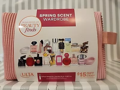 Ulta Beauty 2024 Spring Scent Wardrobe 19 Piece Perfume Sample Set W/ $15 Cert • $58.95