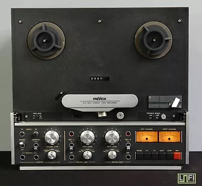 Revox B77 MKII 70s/80s Vintage 1/4 Inch 2 Track Reel To Reel Tape Recorder 240V • $3499