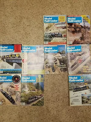 Lot Of 9 Model Railroader Magazine 1984 • $10