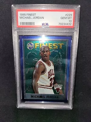 1995 Finest Basketball Michael Jordan #229 PSA 10 GEM MINT No Greening Low Pop  • $185