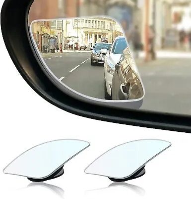 2PCS 360° Wide Angle Blind Spot Mirror Auto Convex Rear Side View Car Truck SUV • $7.99