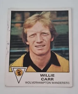 Panini Football 80 Sticker #369 Willie Carr Wolverhampton Wanderers Wolves  • £1.21