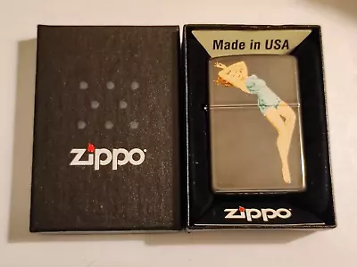 Zippo 214261 Pin Up  Lady Lighter Case - No Inside Guts Insert • $67.44