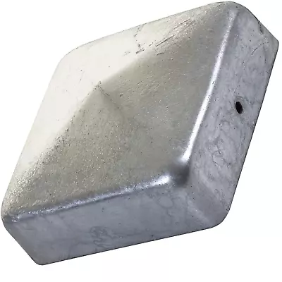 SS8® Fence Posts Caps 70mm X 70mm Metal Cap Pyramid Post Covers • £4.99