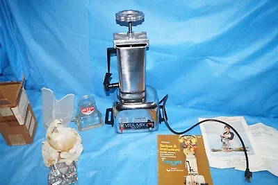 Vintage VitaMix 3600 Stainless Heavy Duty Blender With Press And Book 479029 • $90