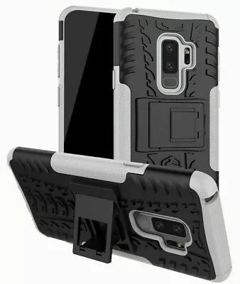 For Samsung Galaxy S9 S9+ White Heavy Duty Strong Rugged Durable Case Cover • $15.55