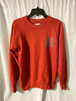 Vintage Ohio State Buckeyes Santee Sweats Red Sweatshirt Medium Made In USA • $35