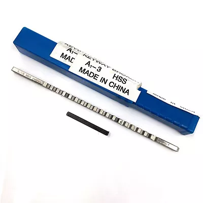 £25.19 • Buy 3mm A Push-Type Keyway Broach Cutter HSS Metric Size CNC Machine Cutting Tool Tx