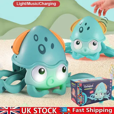 Crawling Octopus Baby Toys Sensory Toy For 1 2 Year Old Boys Girls Birthday Gift • £8.99