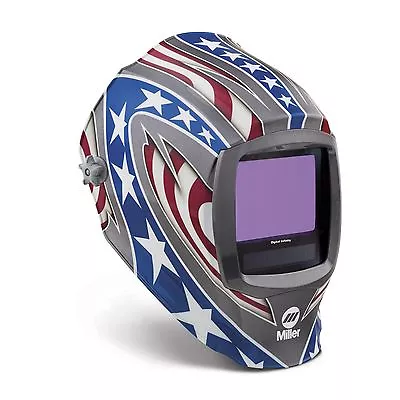 Miller Stars And Stripes Digital Infinity Auto Darkening Welding Helmet (288420) • $450