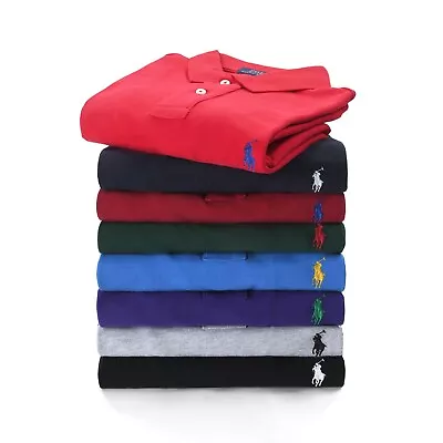 Polo Ralph Lauren Men Custom Fit Mesh Polo Shirt Pony Logo New S M L XL 2XL • $39.99