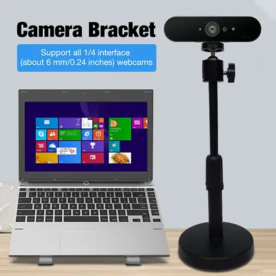 Desk Webcam Support Stand Desktop Web Camera Holder Mount Articulated Support  • £18.83