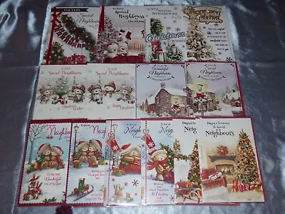 Christmas Card Neighbours Cute Traditional Our Inserted Huge Choice Top Quality • £2.09