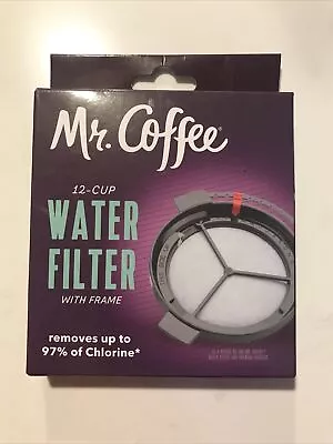 Mr Coffee Water Filter 12 Cup With Frame N184DG Removes 97% Of Chlorine New • $6.99