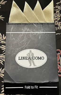 Linea Uomo Blazer/suit Pocket Square/Handkerchief  Solid Beige ￼ • $4