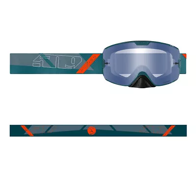 509 Kingpin Fuzion Offroad Anti-Fog Moto Goggle - Sharkskin (Light Blue Tint) • $38.89