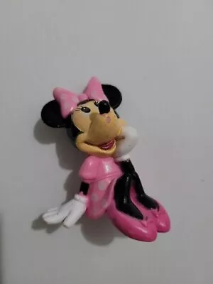 Vintage Disney Minnie Mouse Cake Topper PVC Figure Deco-Pac G • $8.49