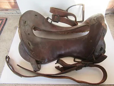 Antique WWI Cavalry McClellan Model 1904 Horse Saddle • $174.95