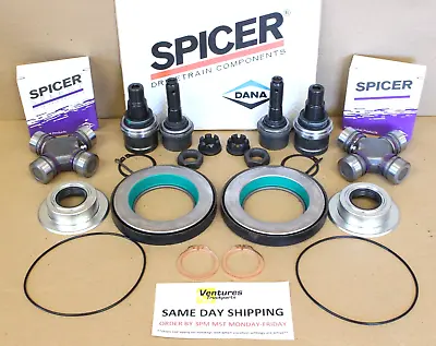 Spicer 2005-2014 Ford F250 F350 4X4 Front Axle Seal Ball Joint U Joint Sr. Kit • $395.63