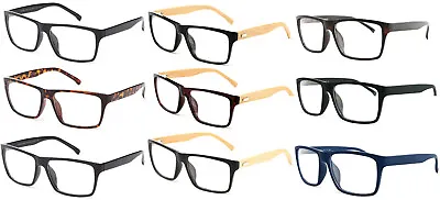 Clear Lens Glasses Retro Classic Vintage Eyewear Fake Office Smart UV 100% New  • $8.95