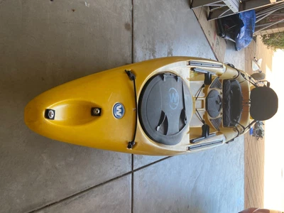 $1200 • Buy WS Tarpon 120 Sit-on-Top Kayak With Fishing Seat, Paddles, Wheels, Jackets 