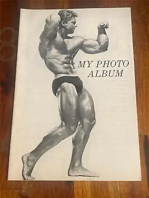 Larry Scott MY PHOTO ALBUM Bodybuilding Muscle Booklet (rp) • $9