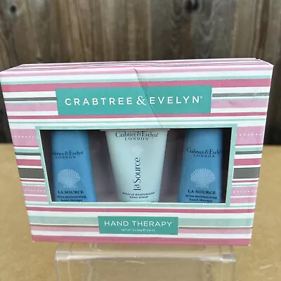 £26.99 • Buy Crabtree & Evelyn La Source Hand Therapy Set - 2 Hand Cream 25ml & 1 Scrub 25ml