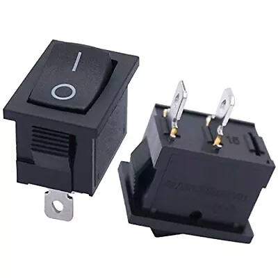 10PCS Mini Boat Rocker SwitchSnap In On/Off Switch 2 PinAC 6A/250V 10A/125V... • $9.22