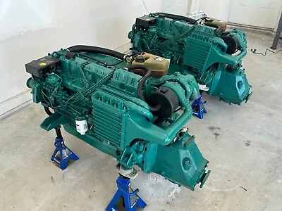 Volvo Penta TAMD41P-A   PAIR Of Marine Diesel Engines With Transmissions • $28500